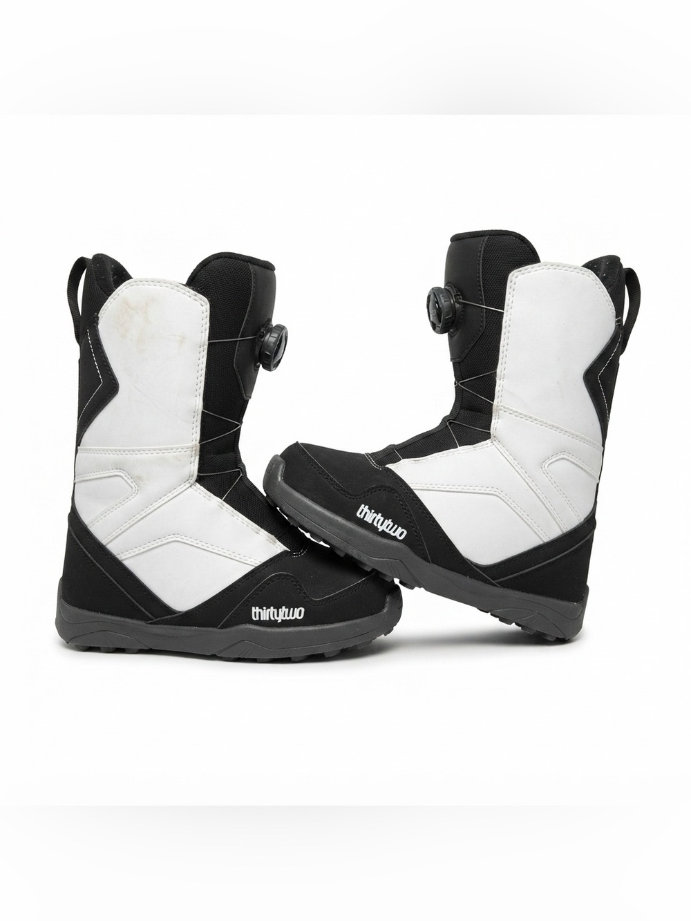 ThirtyTwo Kids Boa Black/White Snowboard Boots Youth Size US 2.0 / Euro 33.0